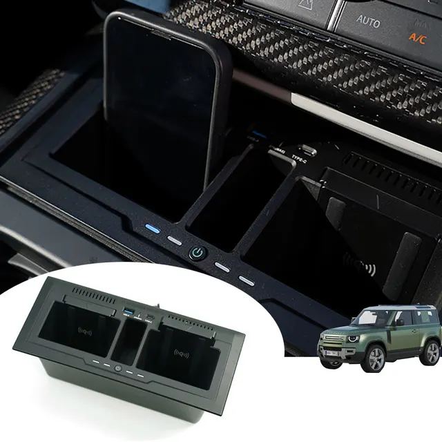 2020-2024 landrover defender dual wireless charger.