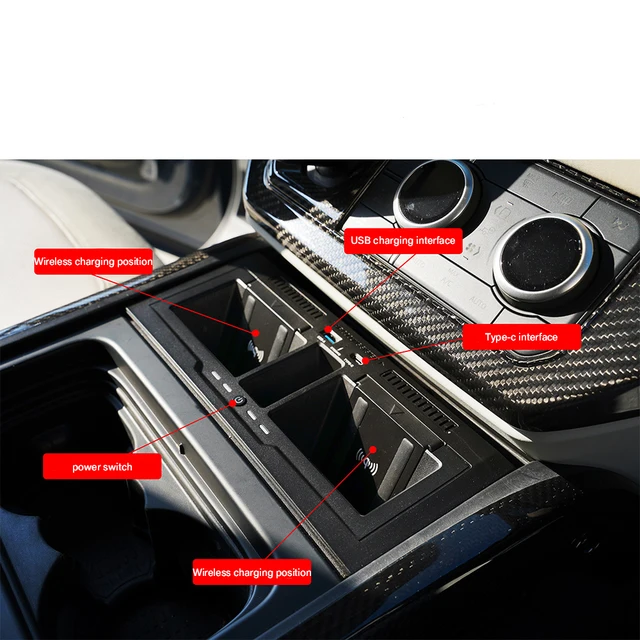 2020-2024 landrover defender dual wireless charger.