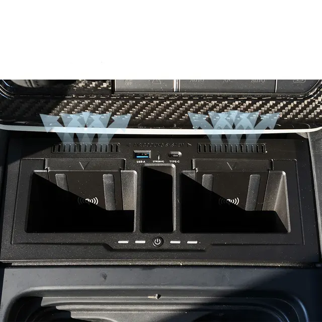 2020-2024 landrover defender dual wireless charger.