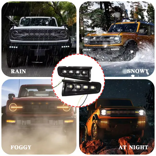 LED daytime running foglight