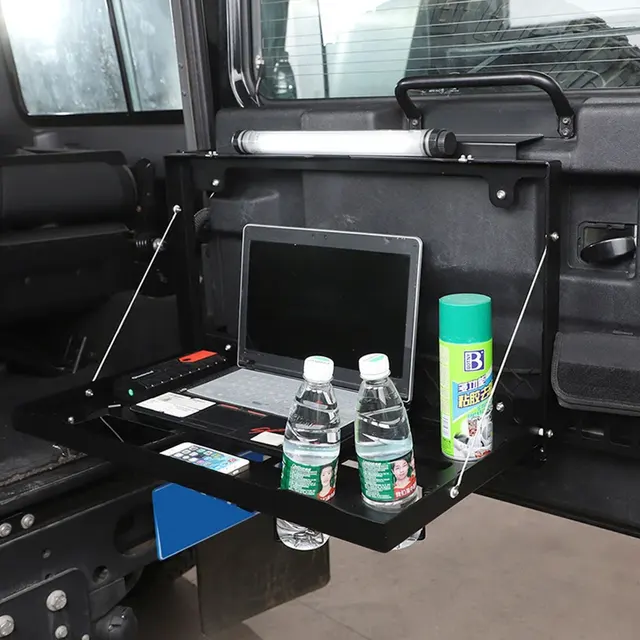 Rear door tailgate table