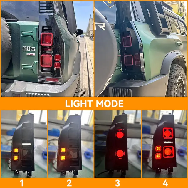 Jetour T2 defender style tailight