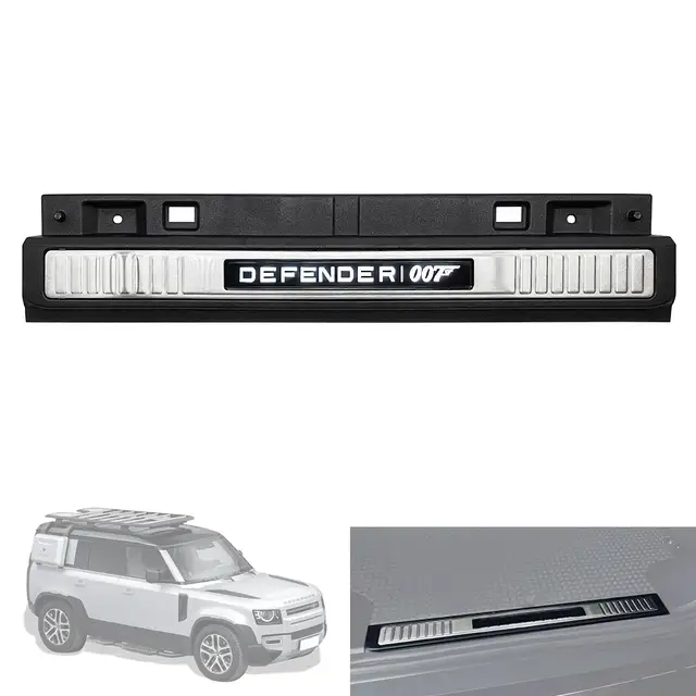 Landrover defender tailgate guard with LED Light