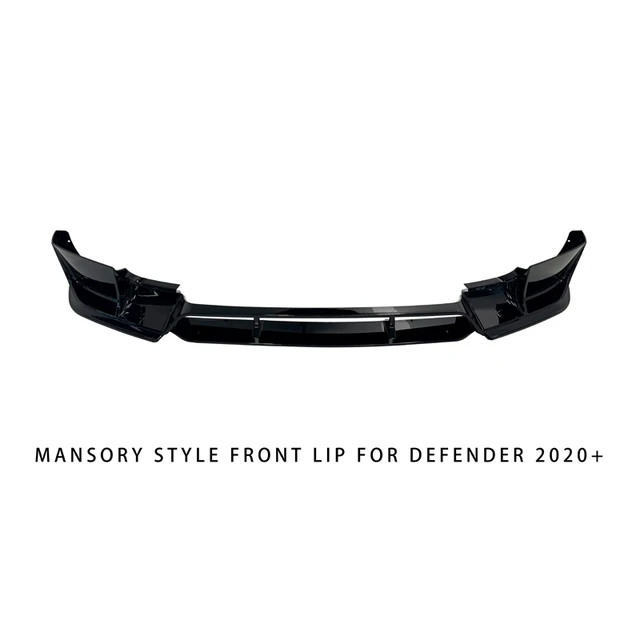 Mansory style front bumper lip