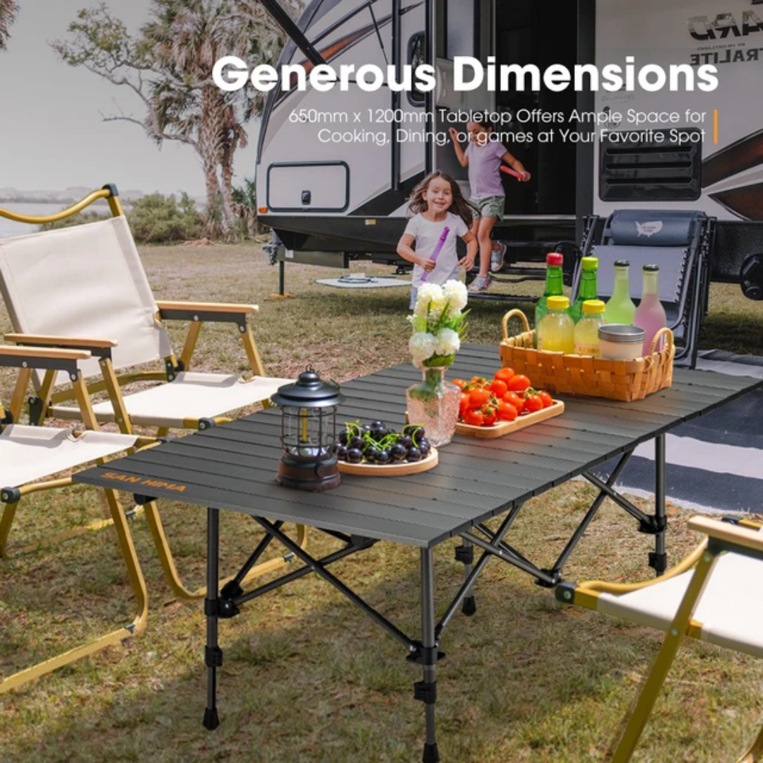 Outdoor picnic camping foldable table