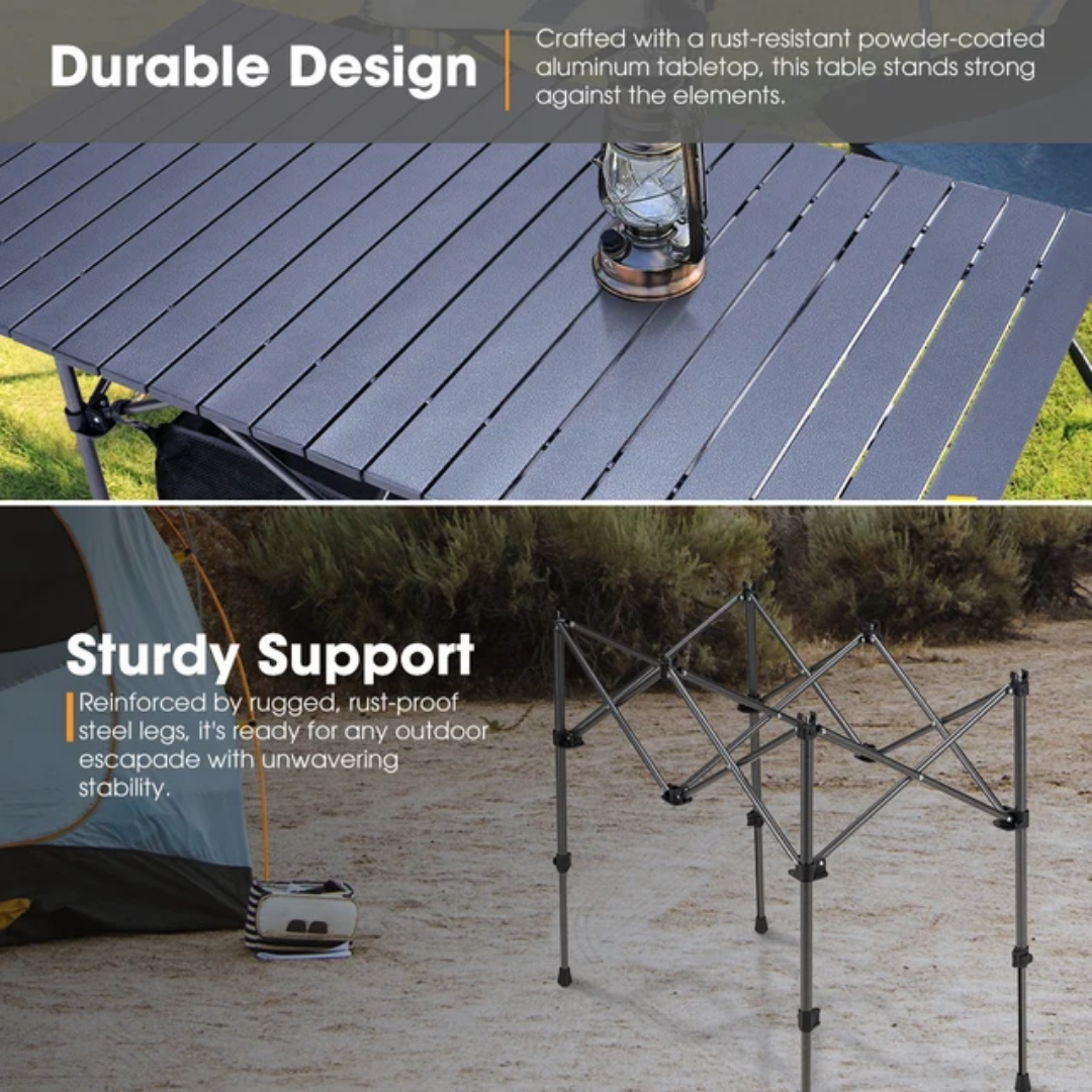 Outdoor picnic camping foldable table
