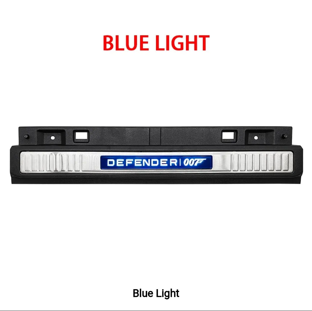 Landrover defender tailgate guard with LED Light