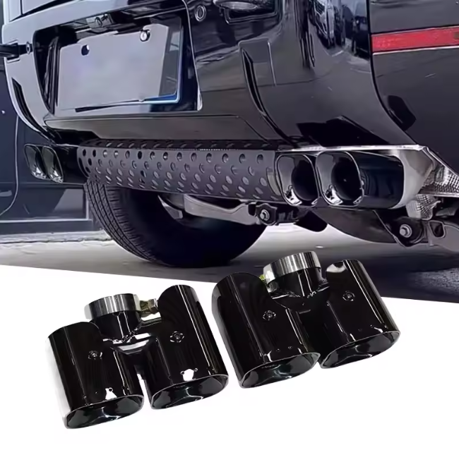 Landrover Defender Exhaust Tip Gloss Black (2020-2025)