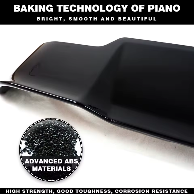 Piano Black Rear Top Spoiler For Landrover Defender