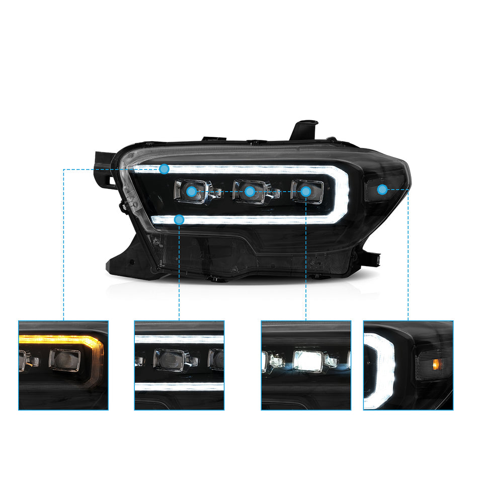2016-2023 Toyota Tacoma matrix headlights