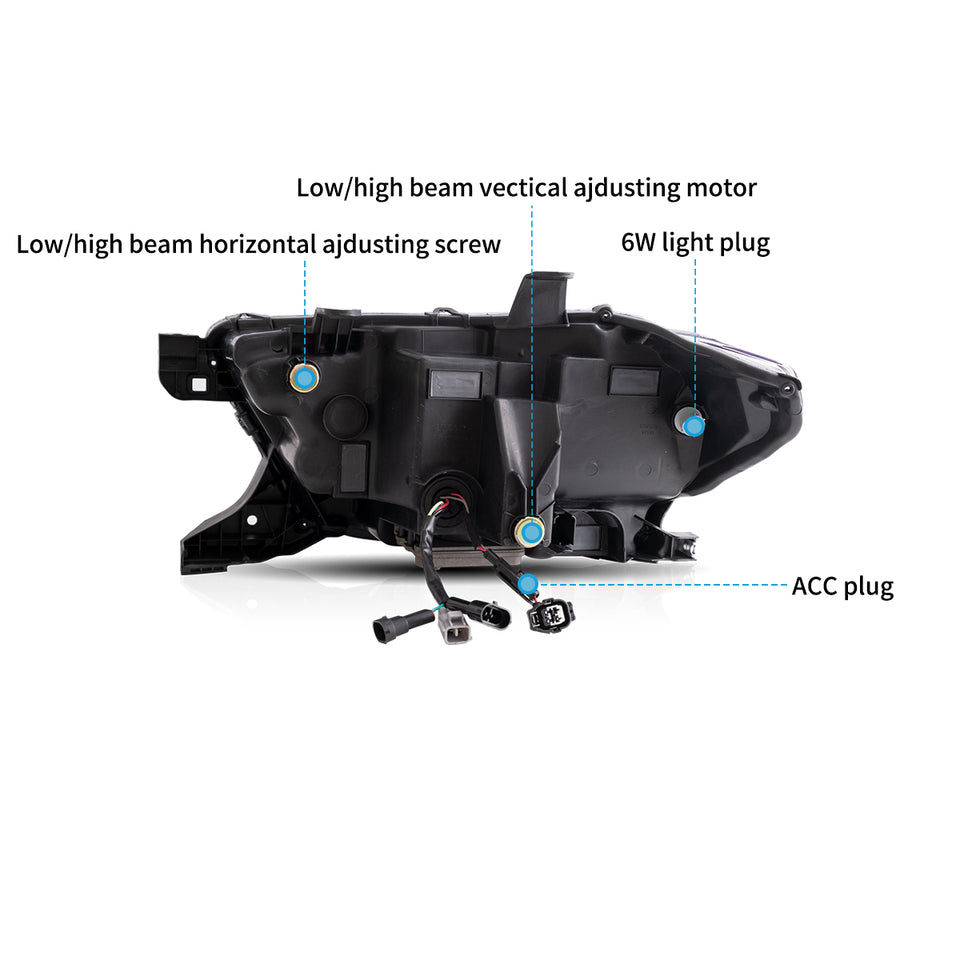 2016-2023 Toyota Tacoma matrix headlights