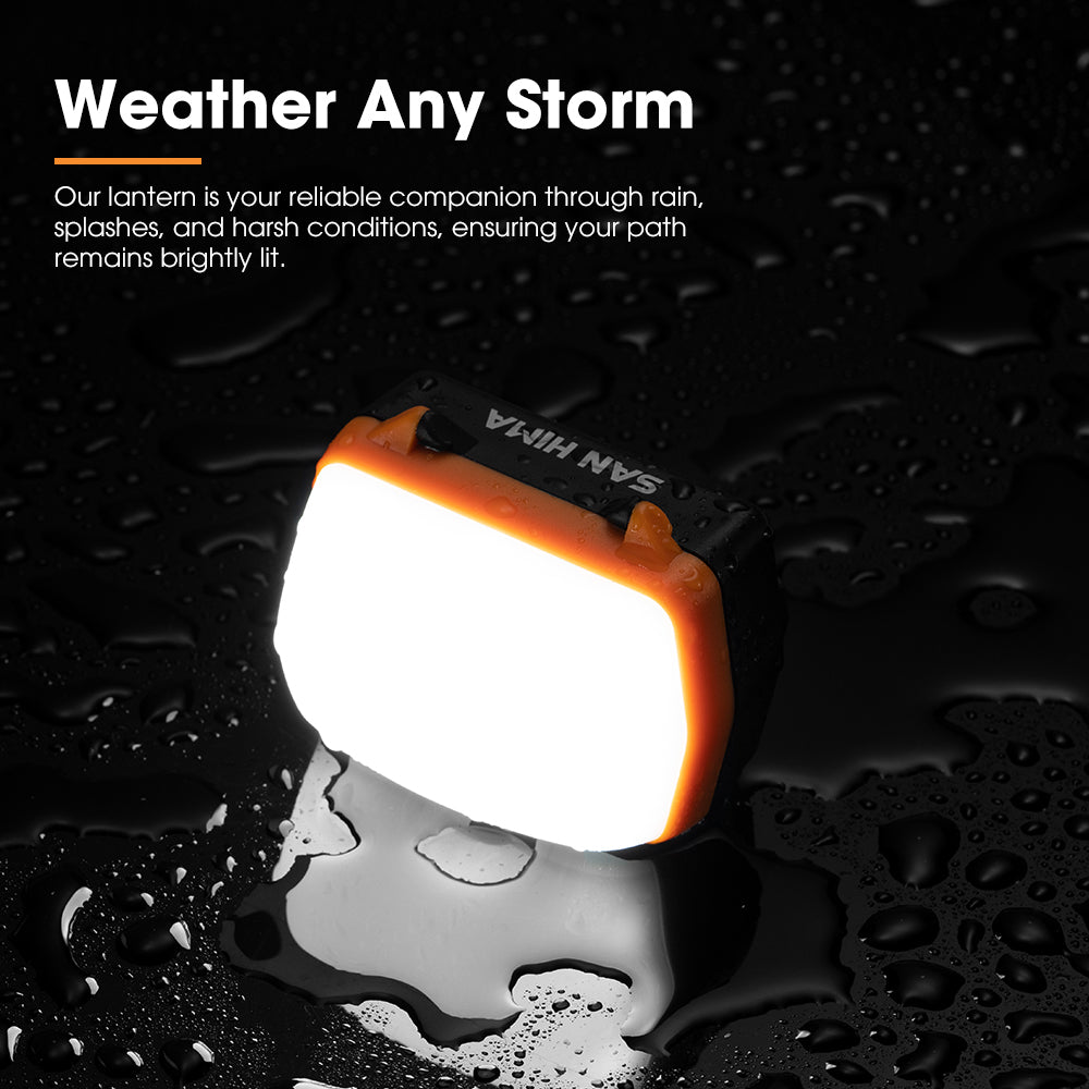 4Pcs LED Camping Lanterns Dual Color Rechargeable Camp Tent Light