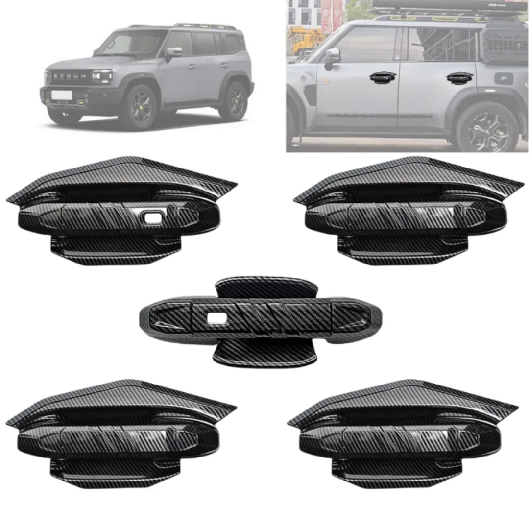 10 Pcs door and trunck handle cover.