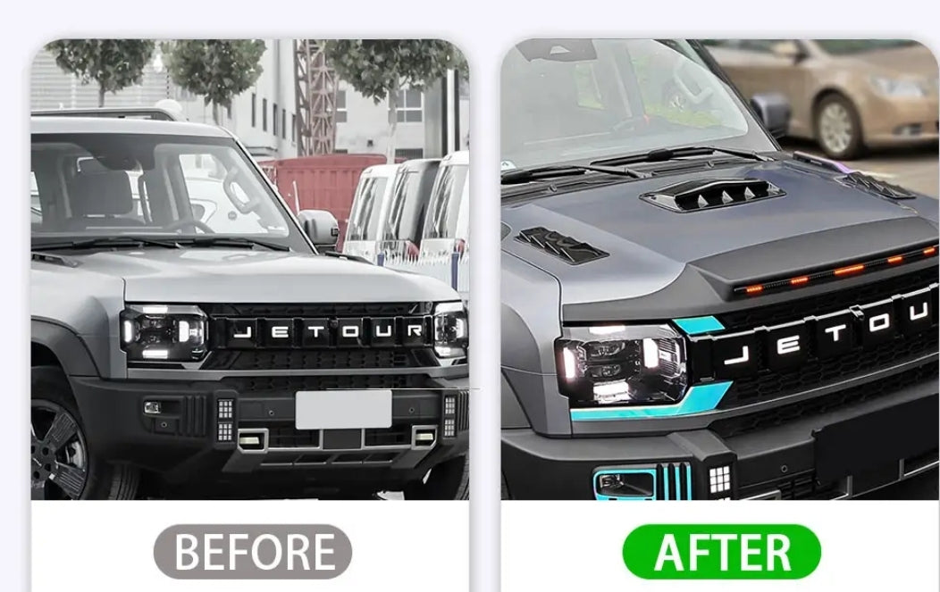 Jetour T2 hood cover set