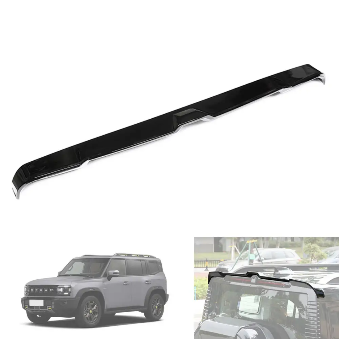 Jetour T2 rear spoiler glossy black
