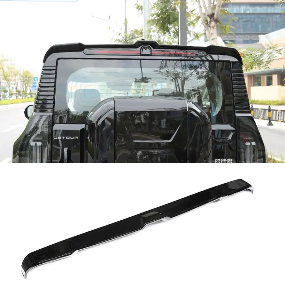 Jetour T2 rear spoiler glossy black
