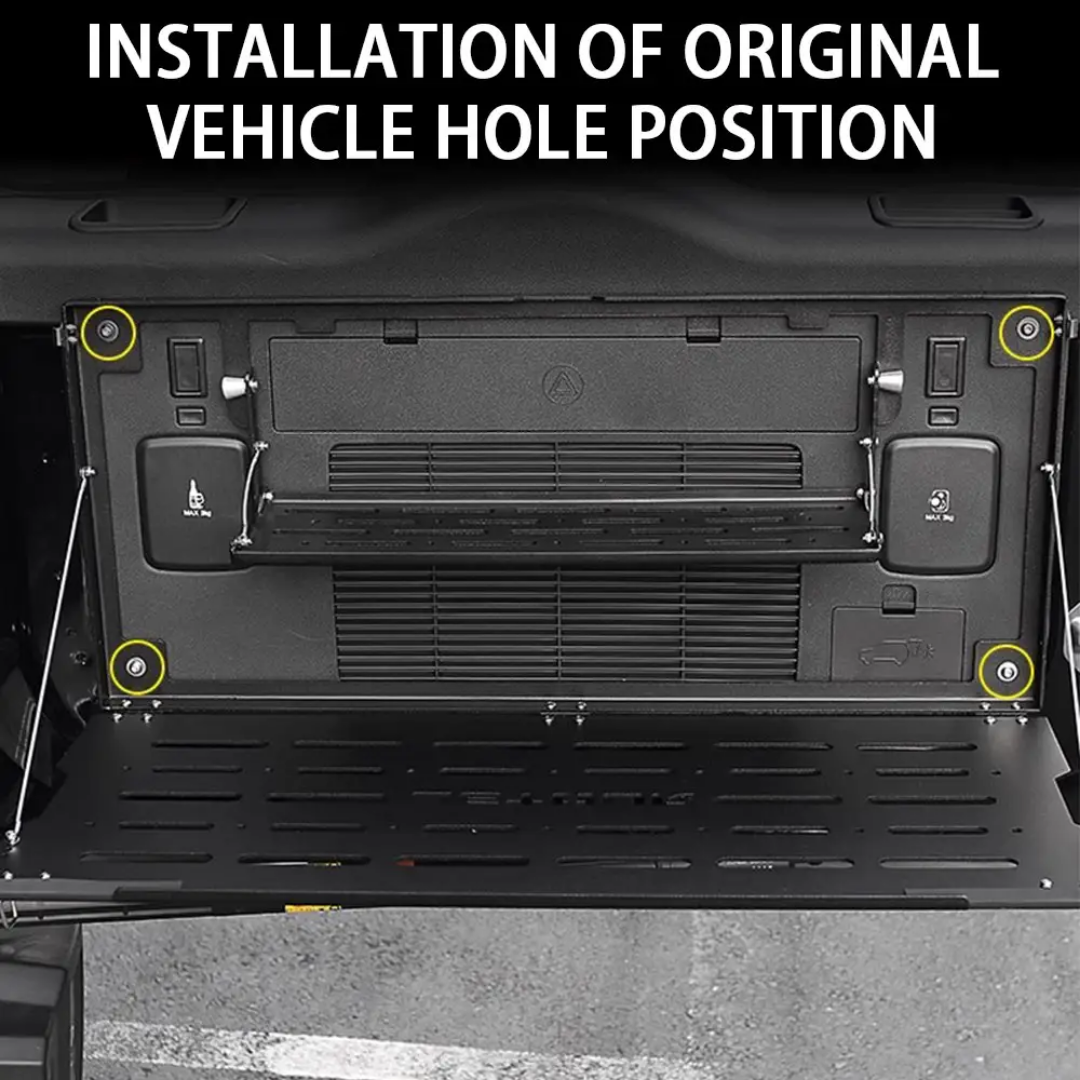 Jetour T2 rear door table