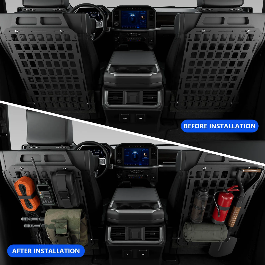 2015-2024 Ford F-150 rear seat carbon steel panel
