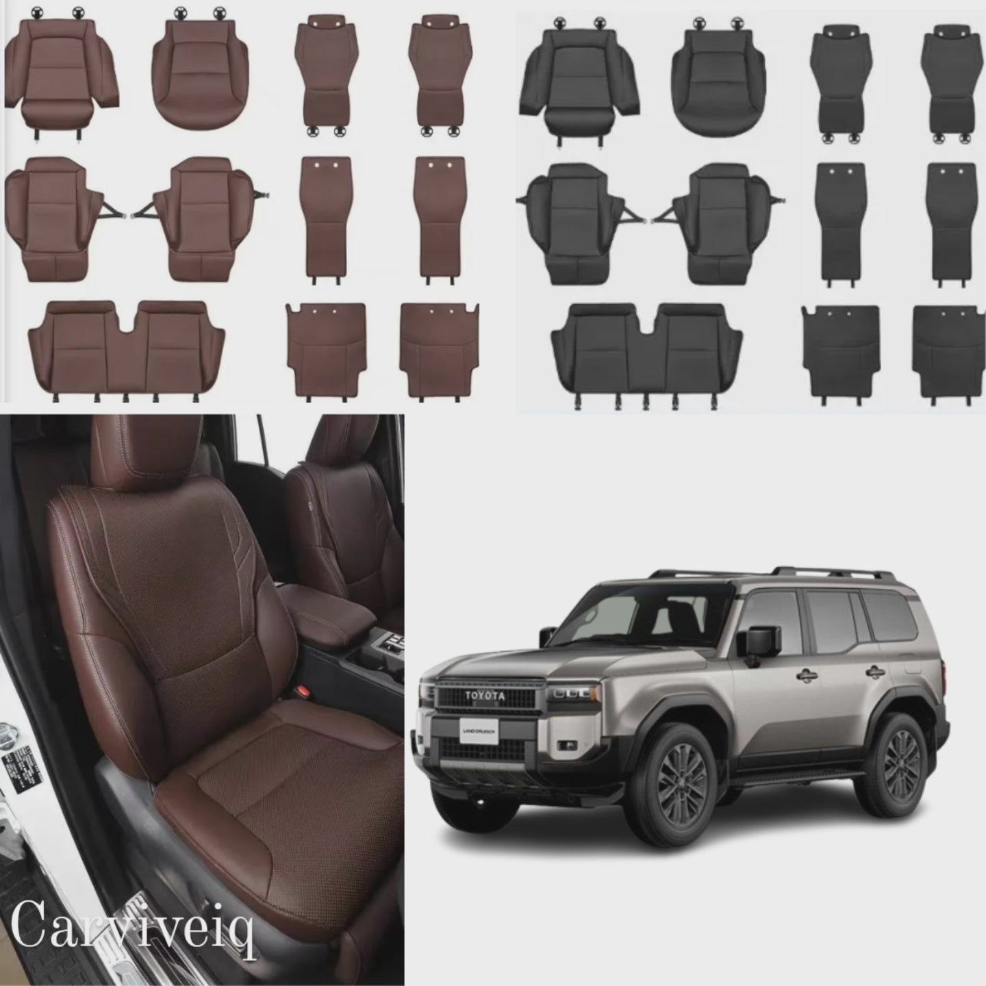 2024 toyota prado lc250 seat cover