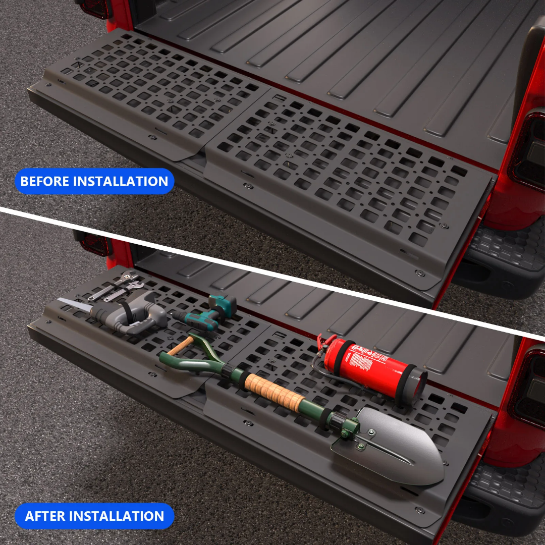 Rear trunk door carbon steel panel