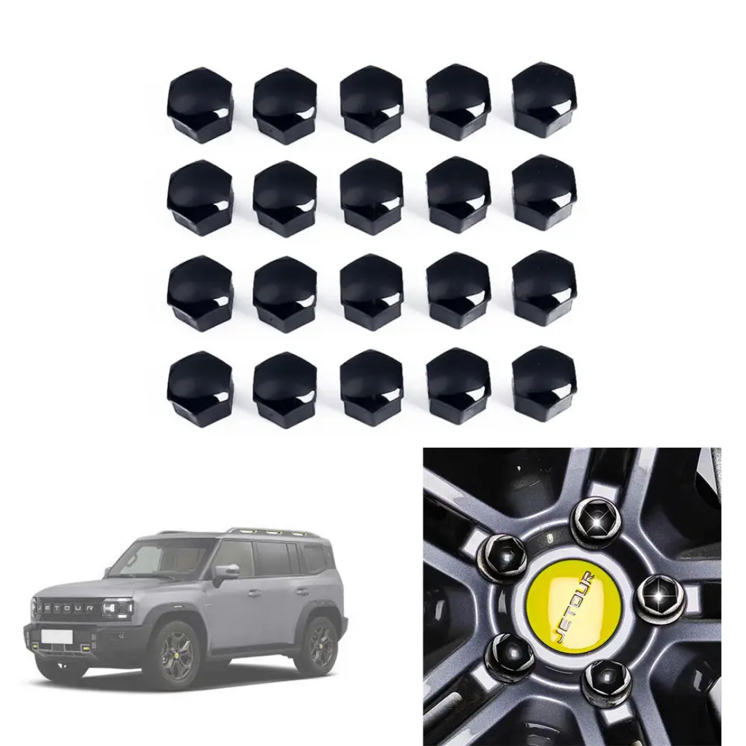 Jetour T2 20Pcs wheel nut cover black color