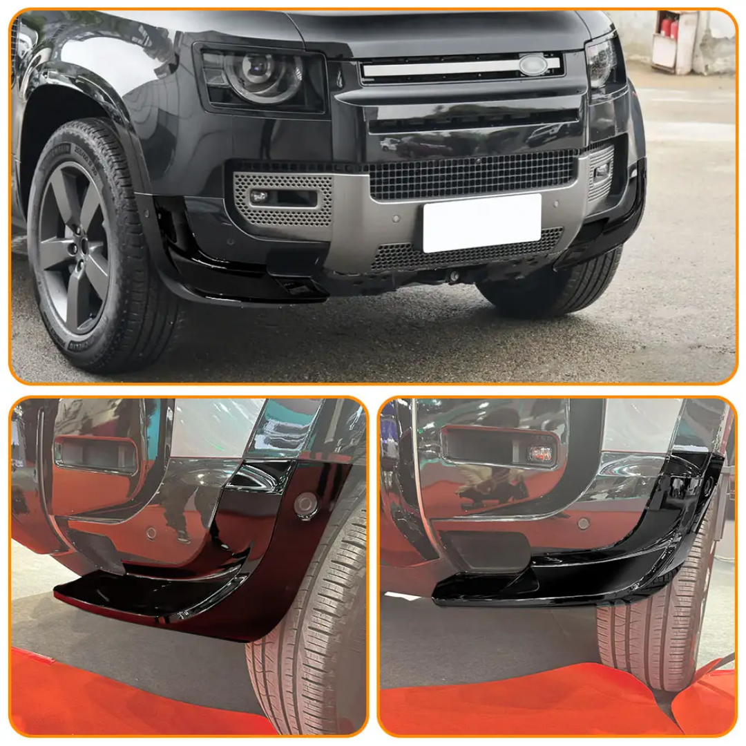 2020-2025 Landrover Defender gloss black front splitter