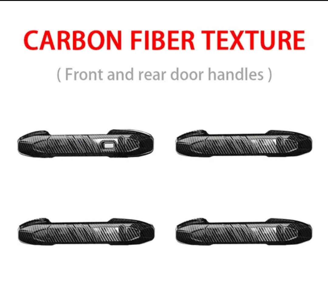 10 Pcs door and trunck handle cover.