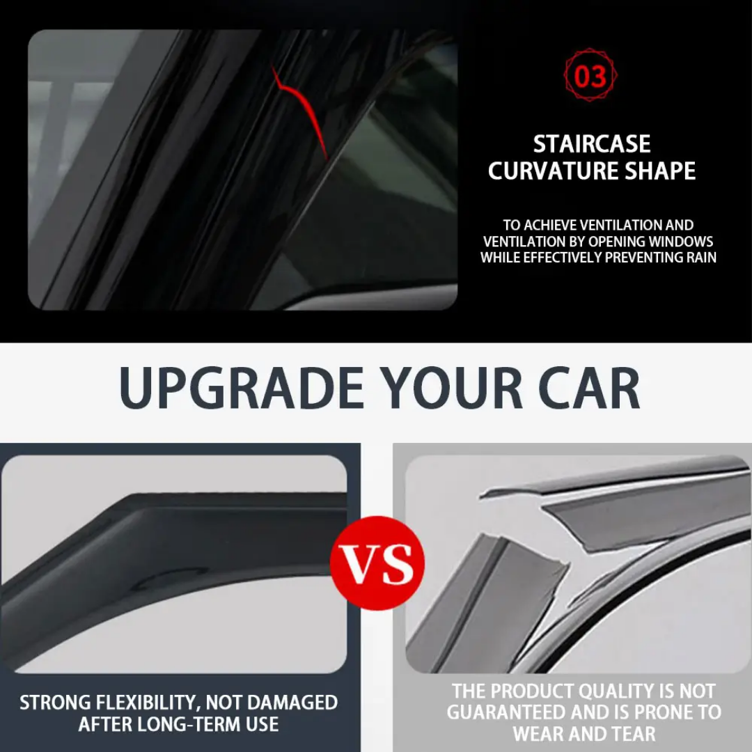 6 Pcs set window sun visor