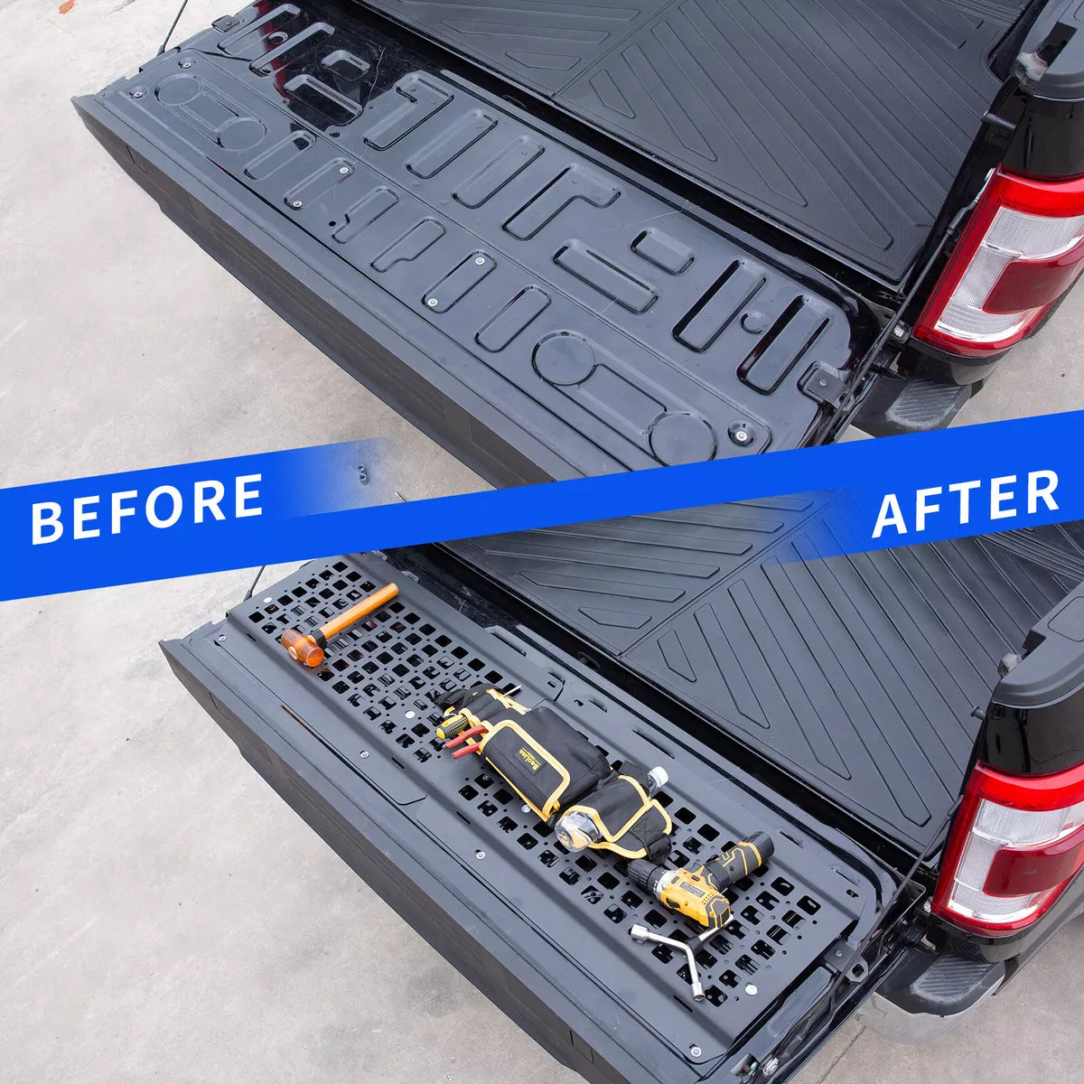 Rear trunk door carbon steel panel