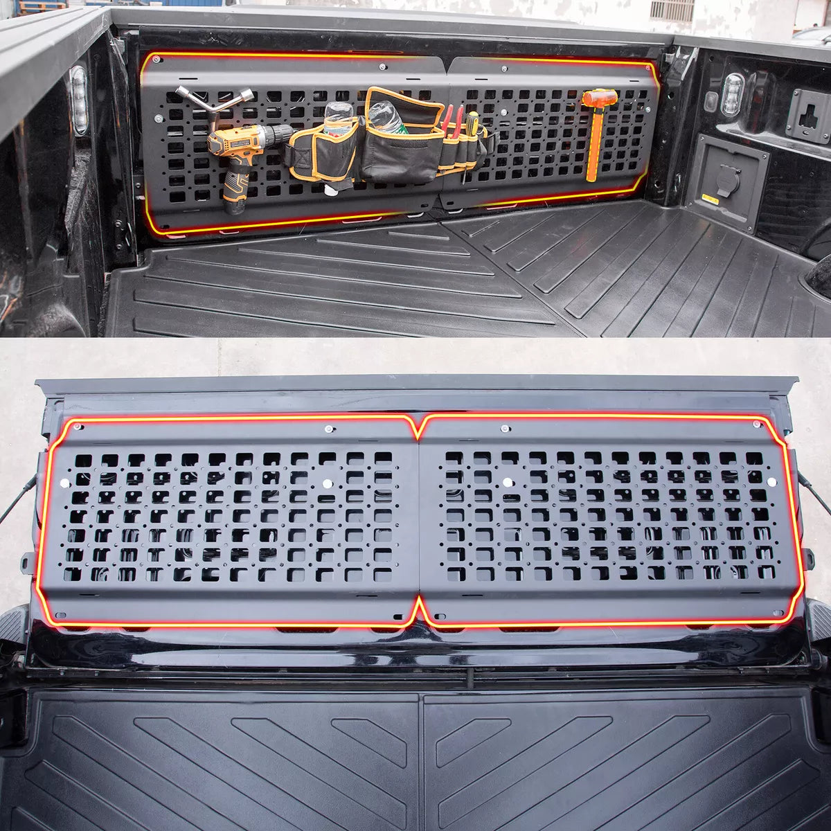 Rear trunk door carbon steel panel
