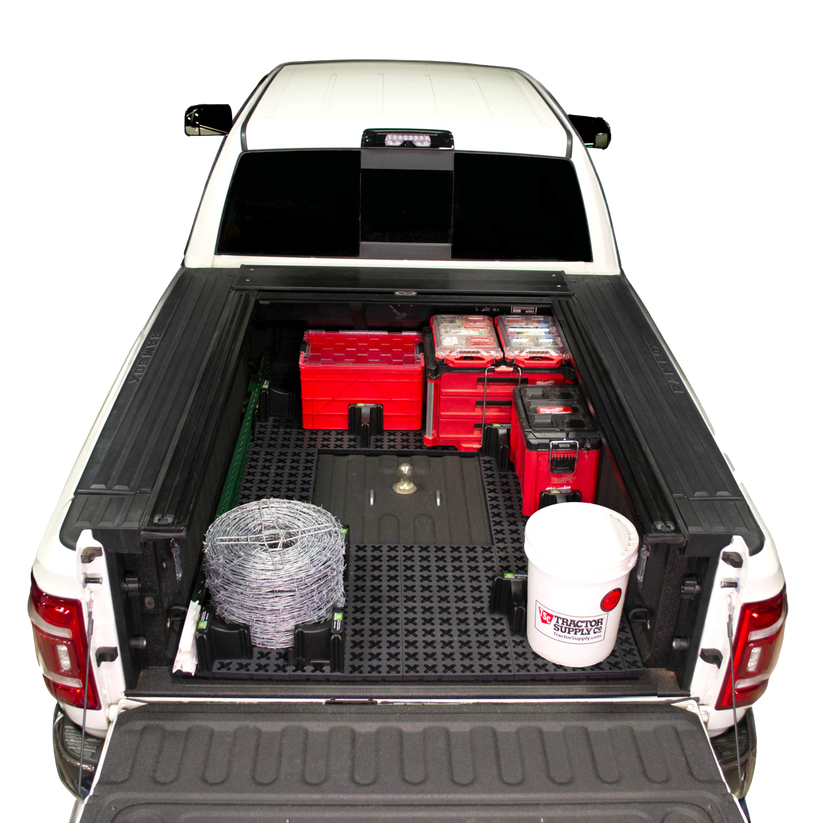 Tmat Truck Bed Organizer Slide Out Mat | Universal Fit for Short Beds 5'6" to 5'9"
