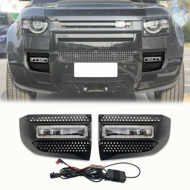 Daytime running LED fog lights