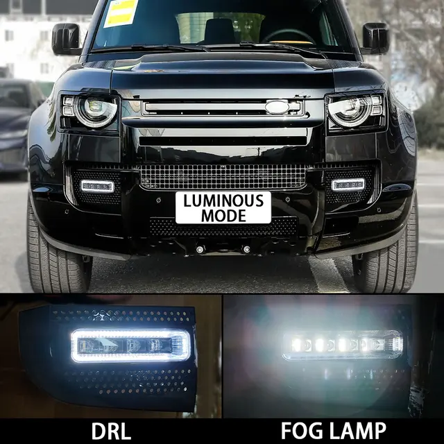 Daytime running LED fog lights