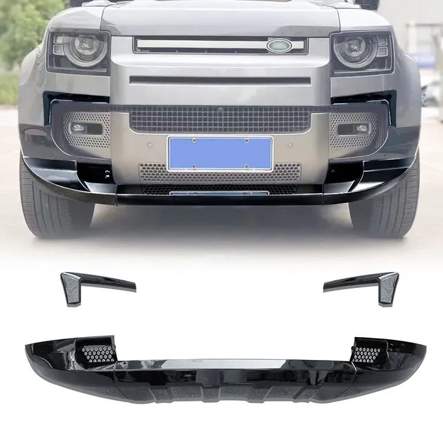 Front bumper spoiler assembly