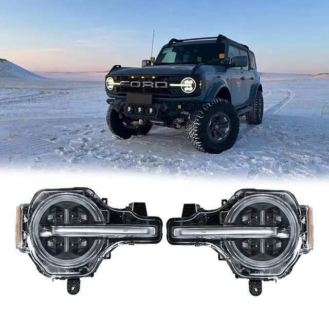 Ford bronco LED headlights