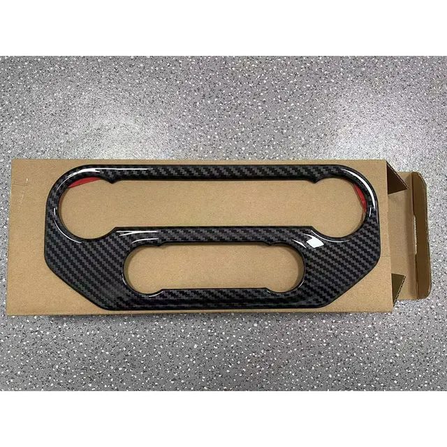 Air conditioning console carbon fiber cover