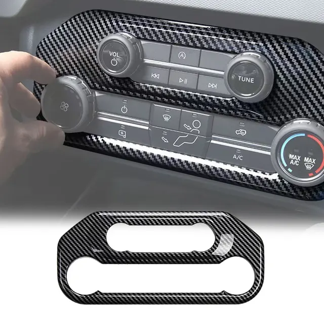 Air conditioning console carbon fiber cover