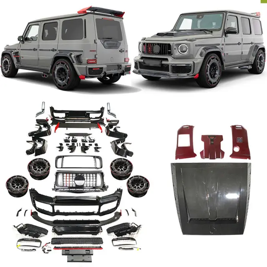 Mercedes G900 rocket kit with dry carbon fiber