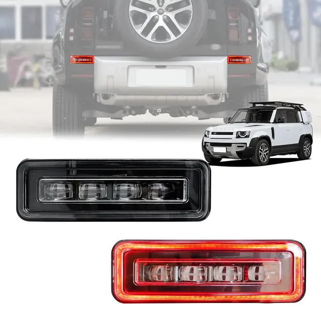 Rear bumper lights