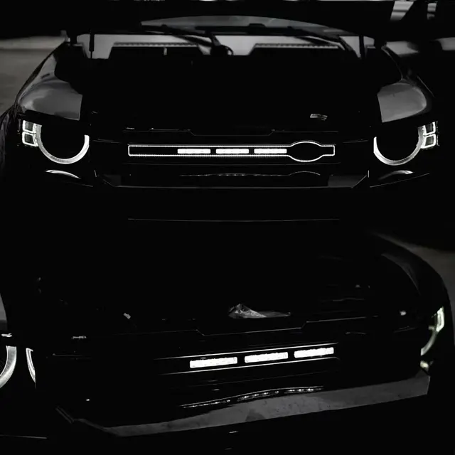 Front grill daytime running lights