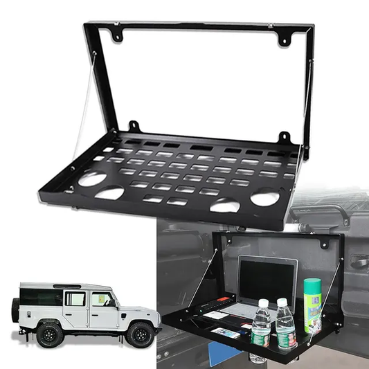 Rear door tailgate table