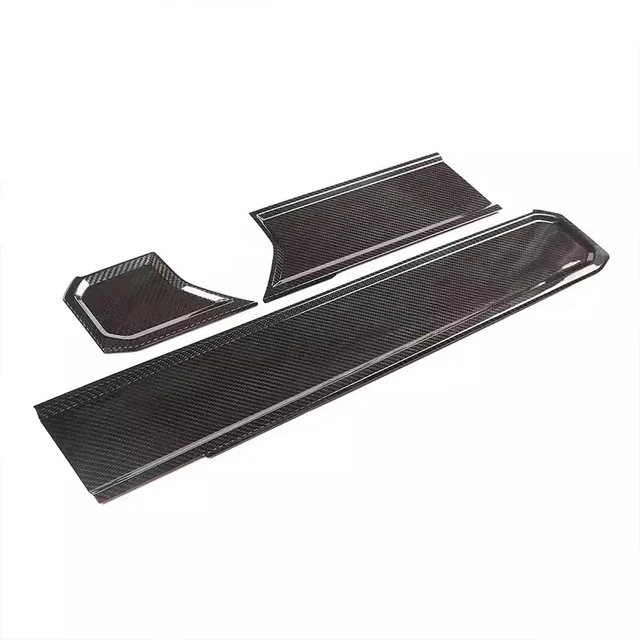 Central panel dashboard carbon fiber cover