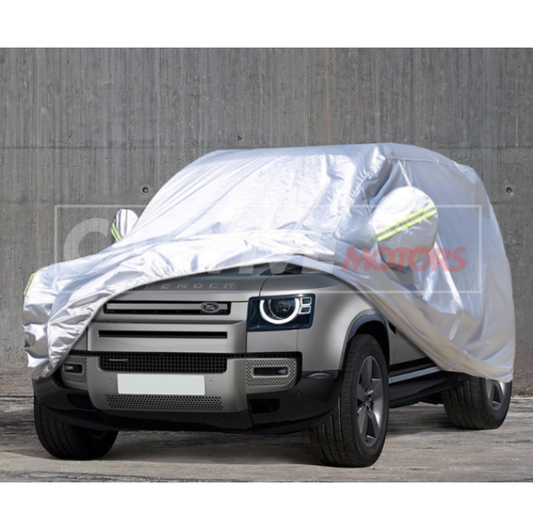 Sun Protection Rain Proof Dust Proof Landrover Defender Car Cover With Reflectors .