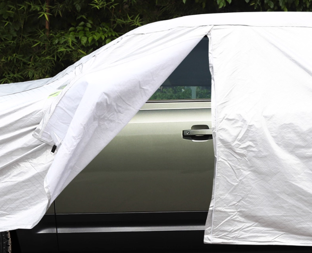 Sun Protection Rain Proof Dust Proof Landrover Defender Car Cover With Reflectors .