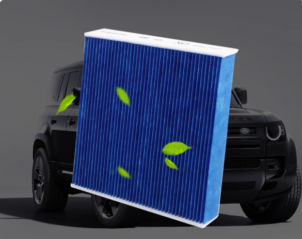 A/C Filter Double sided activated carbon for landrover defender