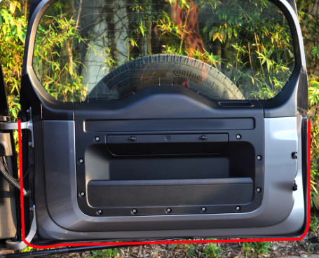 Trunck , Hood And Doors Sound Insulation Stripes For Landrover Defender (2020-2026)