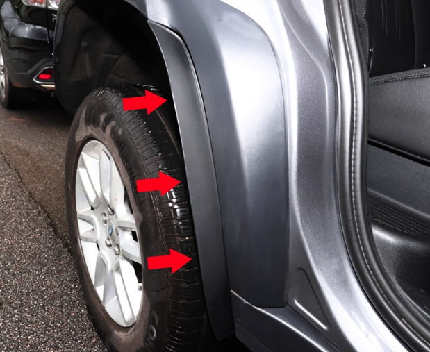 Landrover Defender Rear Door Mud Gurds