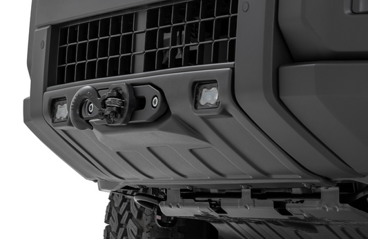 Hidden Winch Mount With LED Fog Lights