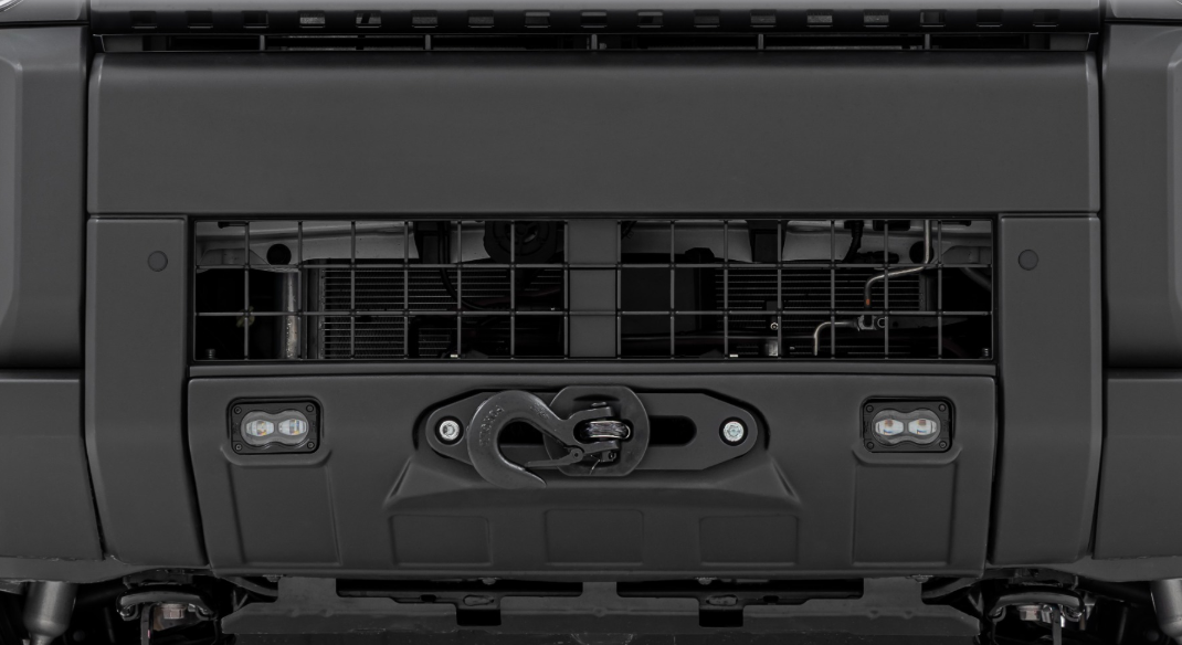 Hidden Winch Mount With LED Fog Lights