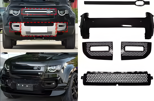 Landrover Defender Gloss Black Body Kit 9Pcs